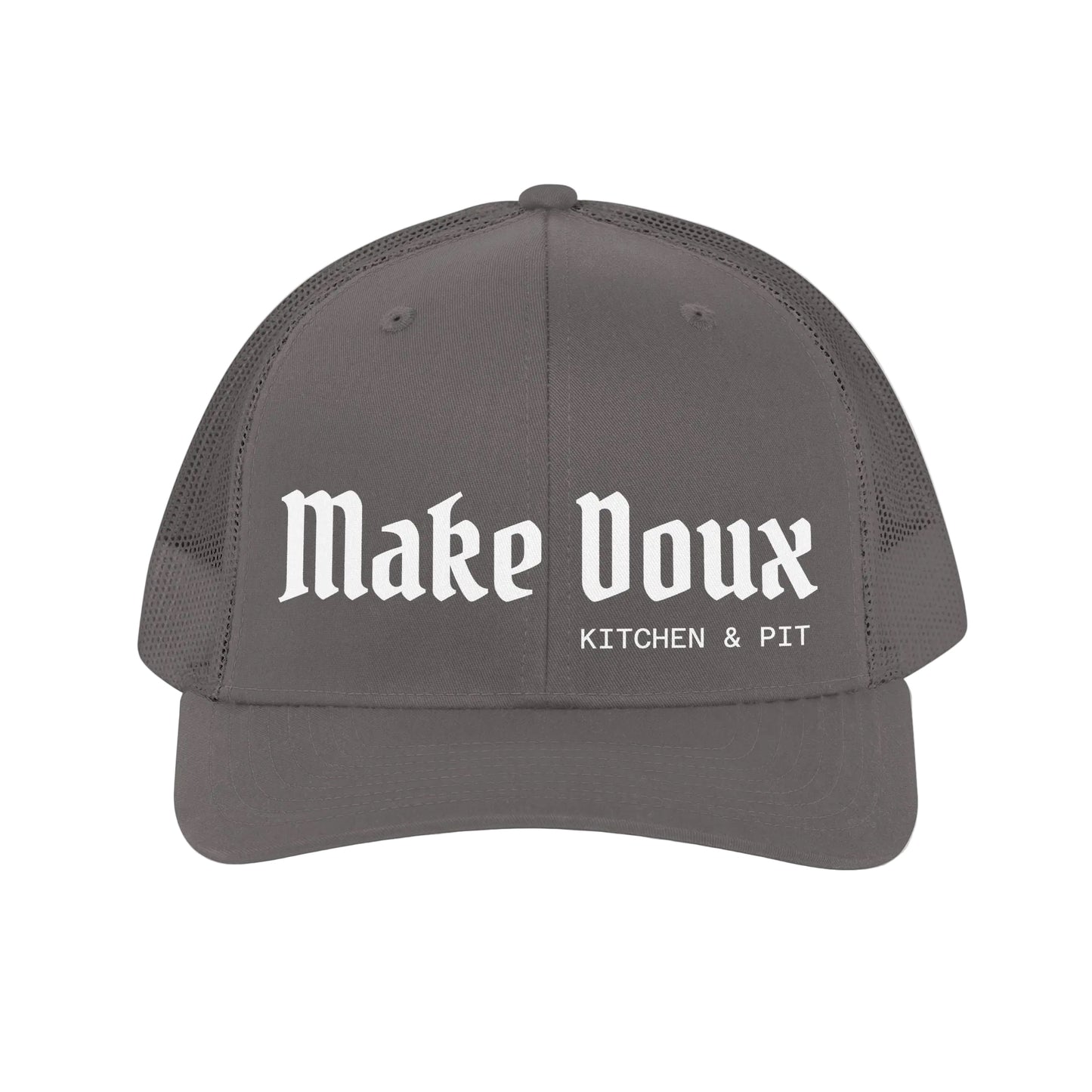 Trucker Hat — Make Voux Retro Gothic Logo Mesh Cap
